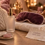 Cadeau bien être femme : bouillotte, masque et brume